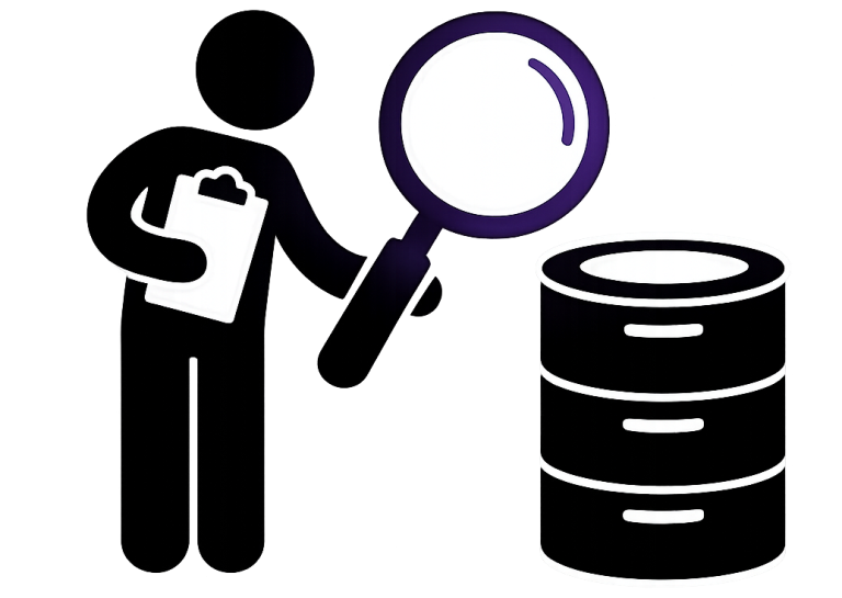 Symbol für die Logo-Gestaltung und Erstellung einer digitalen Design-Vorschau für bedruckte Werbemittel.