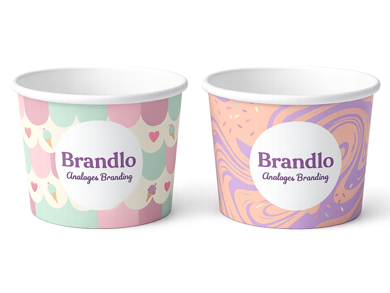 Qualitätsmerkmale der Brandlo Kaffeebecher: Umweltfreundliche Materialien, geeignet für Heiß- und Kaltgetränke, verstärkt und langlebig.