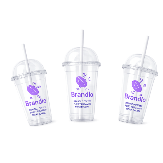 Clear Cups mit Individuellem Print